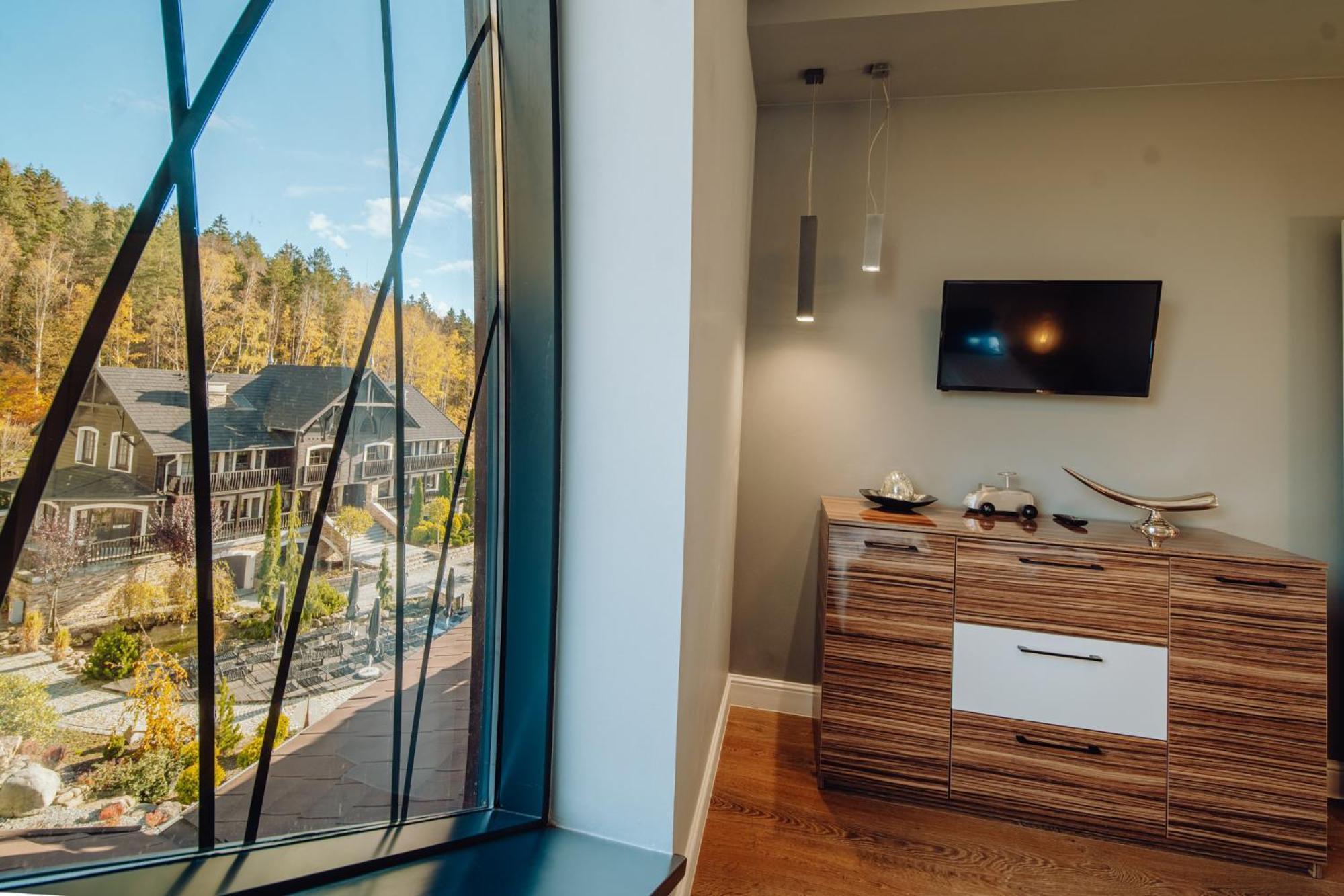 Norweska Dolina Family&Pet-Friendly Resort Szklarska Poręba Εξωτερικό φωτογραφία The interior of the new building