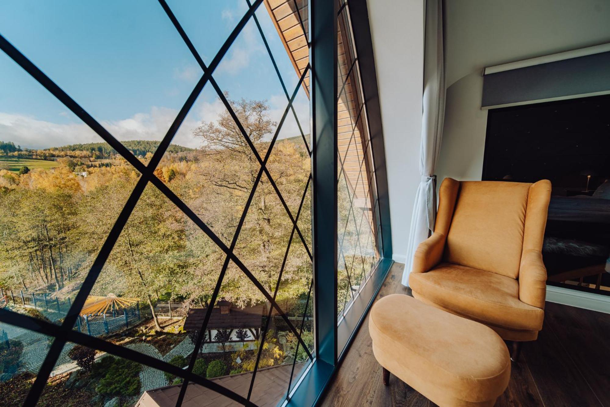 Norweska Dolina Family&Pet-Friendly Resort Szklarska Poręba Εξωτερικό φωτογραφία The view from the window of the hotel